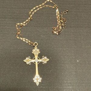 Gold Cross Necklace